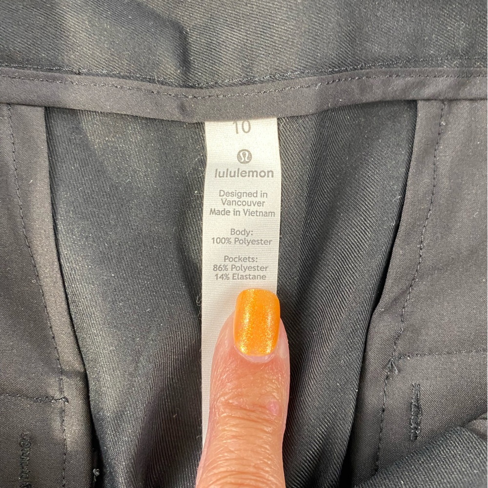 Lululemon City Trek Trouser NWT size 10 black - Picture 15 of 15